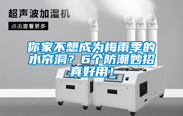 你家不想成为梅雨季的水帘洞？6个防潮妙招真好用！