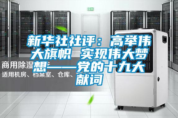 新华社社评：高举伟大旗帜 实现伟大梦想——党的十九大献词