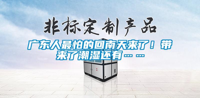 广东人最怕的回南天来了！带来了潮湿还有……
