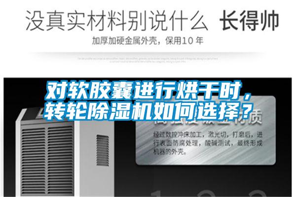 对软胶囊进行烘干时，转轮好色先生污污版如何选择？