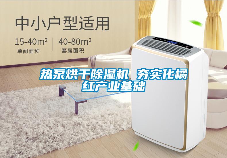 热泵烘干好色先生污污版 夯实化橘红产业基础