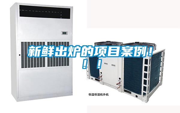 新鲜出炉的项目案例！！！