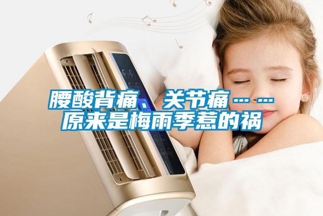 腰酸背痛、关节痛……原来是梅雨季惹的祸