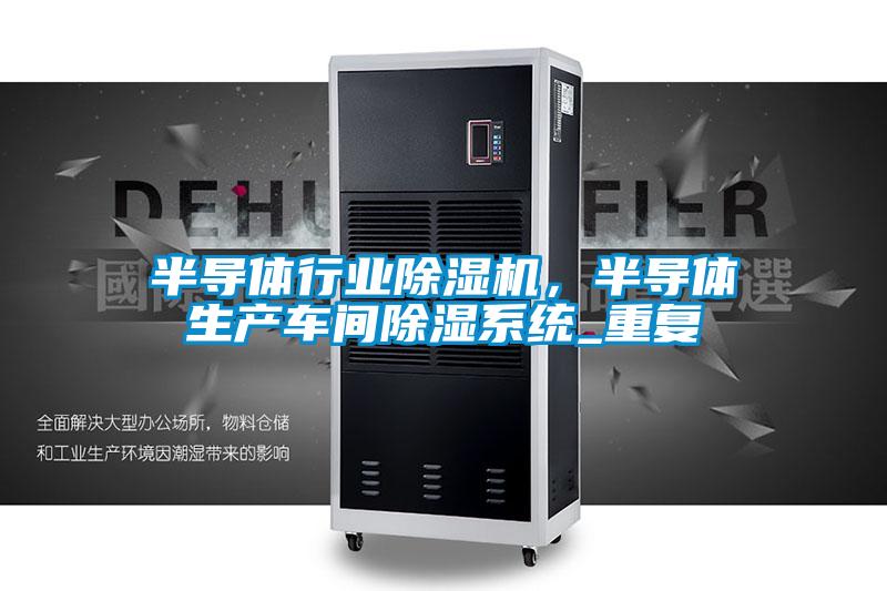 半导体行业好色先生污污版，半导体生产车间除湿系统_重复