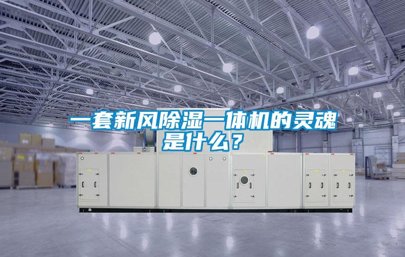 一套新风除湿一体机的灵魂是什么？