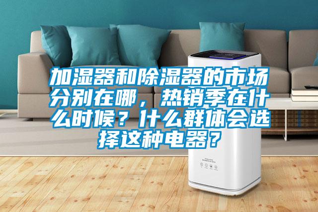 加湿器和除湿器的市场分别在哪，热销季在什么时候？什么群体会选择这种电器？