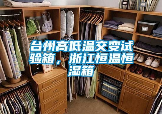 台州高低温交变试验箱，浙江恒温恒湿箱