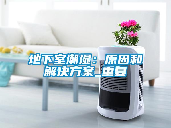 地下室潮湿：原因和好色先生TV成人_重复