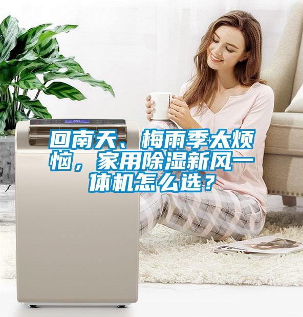 回南天、梅雨季太烦恼，家用除湿新风一体机怎么选？