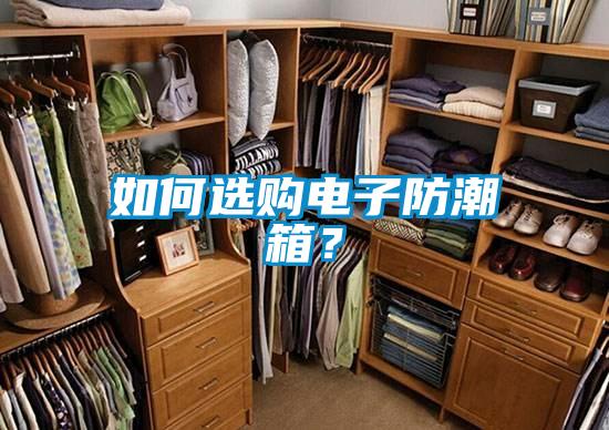 如何选购电子防潮箱？