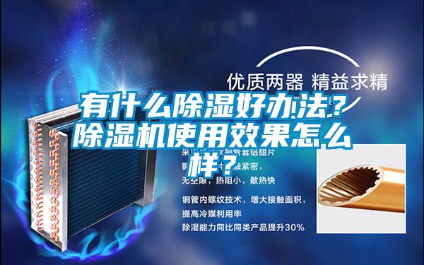 有什么除湿好办法？好色先生污污版使用效果怎么样？