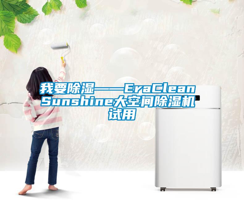 我要除湿——EraClean Sunshine大空间好色先生污污版 试用
