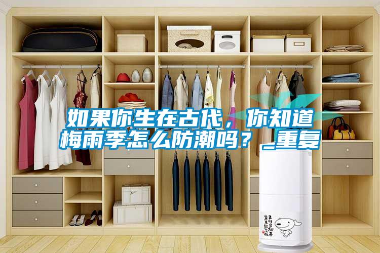如果你生在古代，你知道梅雨季怎么防潮吗？_重复