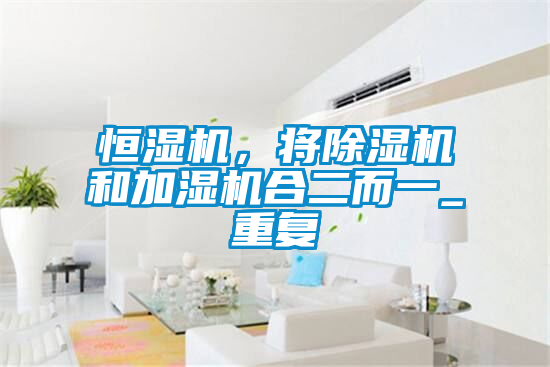 恒湿机，将好色先生污污版和加湿机合二而一_重复