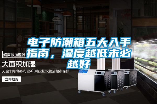 电子防潮箱五大入手指南，湿度越低未必越好