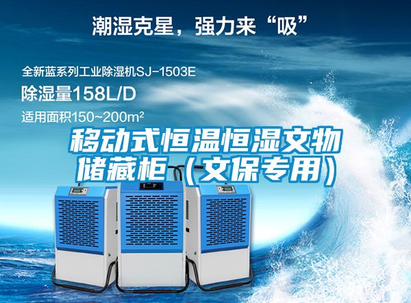 移动式恒温恒湿文物储藏柜(文保专用)