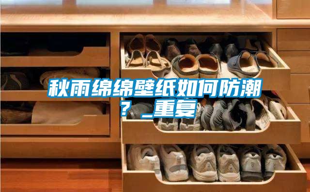 秋雨绵绵壁纸如何防潮？_重复