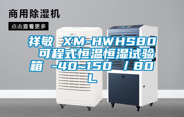 祥敏 XM-HWHS80 可程式恒温恒湿试验箱 -40~150℃/80L