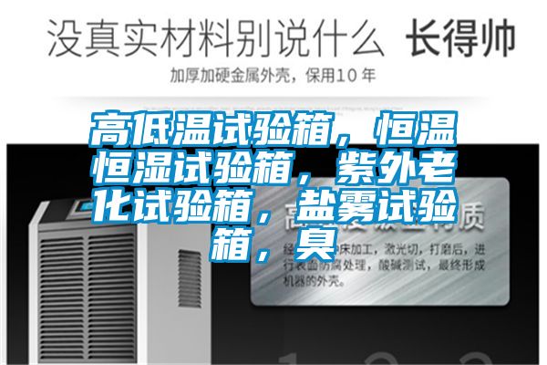 高低温试验箱，恒温恒湿试验箱，紫外老化试验箱，盐雾试验箱，臭