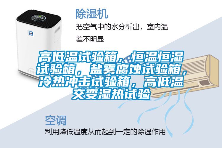 高低温试验箱，恒温恒湿试验箱，盐雾腐蚀试验箱，冷热冲击试验箱，高低温交变湿热试验
